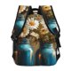 thumbnail image 4 of Fotbe Rustic Daisy Mason Jars Mochila Casual con Estampado para Escuela, Viajes y Actividades al Aire Libre - Duradera, Ligera y Cómoda, 4 of 5