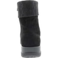 thumbnail image 4 of Women's Drew Kalm Slouch Ankle Boot Black Microsuede 12 M, 4 of 5