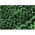 thumbnail image 1 of Ahgly Company Indoor Rectangle Abstract Emerald Green Modern Area Rugs, 2' x 3', 1 of 4
