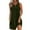 Army Green, variant on HAiming Swimsuit Coverup for Women Solid Sleeveless Bathing Suit Cover up Summer Beach Casual Tshirt Outfit Dress