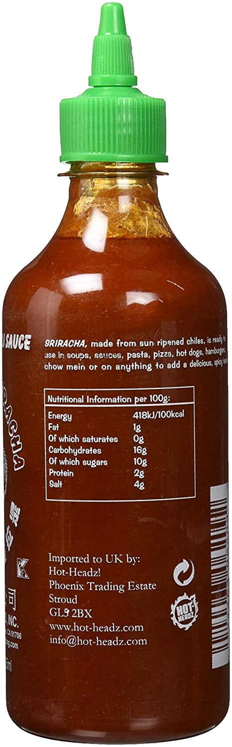 Huy Fong, Sriracha Hot Chili Sauce, 17 Ounce Bottle