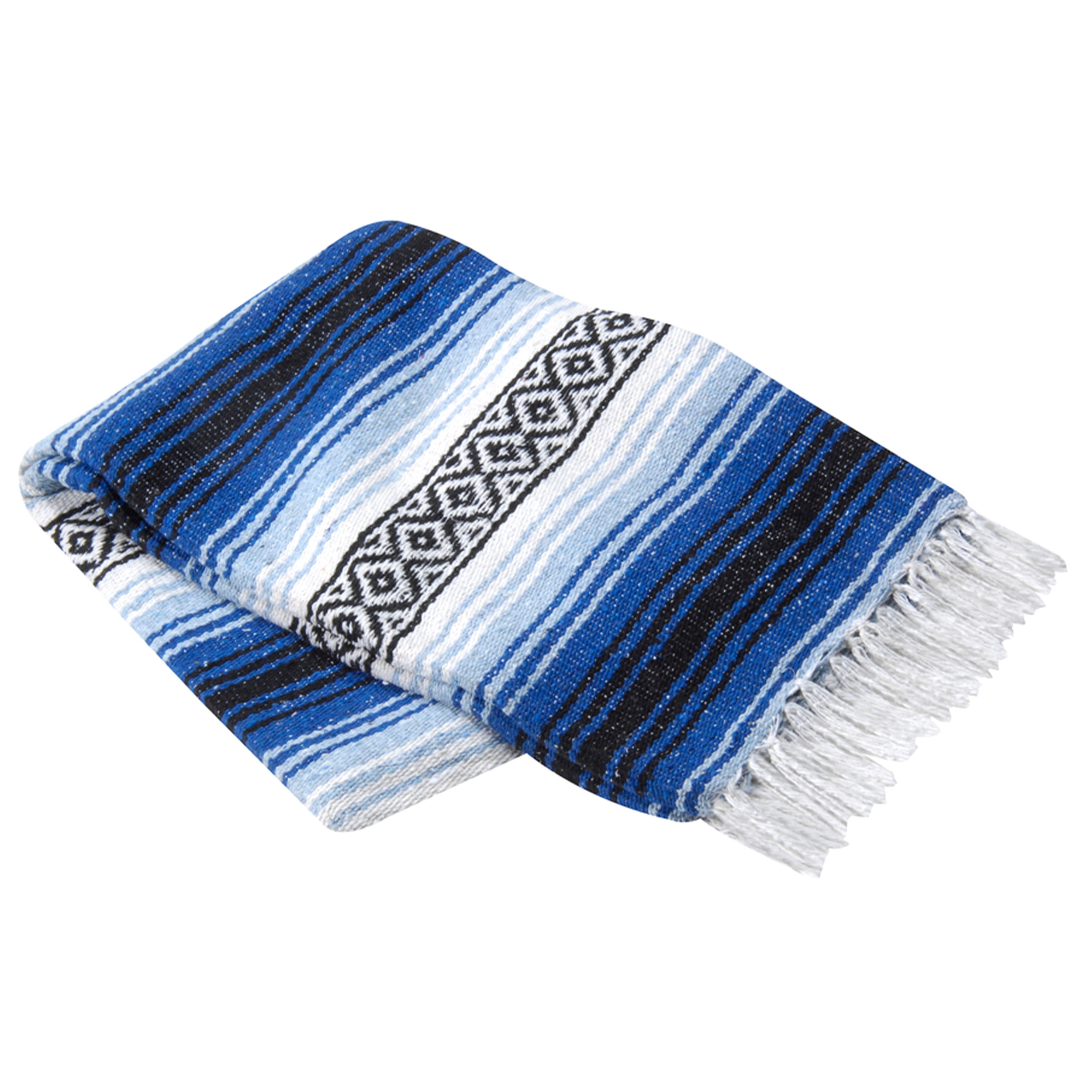 La Montana 6 Pack Heavyweight Mexican Blankets for Yoga, 77" x 52