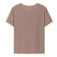 thumbnail image 6 of Leey-World T Shirts for Man Men's Casual Henley Shirt Short Sleeve Cotton Pique Band Collar Shirt Summer Button Basic Tee Shirts(Red,XL), 6 of 6