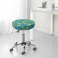 thumbnail image 7 of Lsque Bee Sunflower Round Bar chair cushion covers Velvet Fabric Premium Comfort Protects from Scratches and Stains for 14-17 Inch Chair- 14 inch, 7 of 7