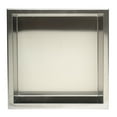 thumbnail image 3 of ALFI brand ABN1212-BSS 12 x 12 Brushed Stainless Steel Square Single Shelf Bath Shower Niche, 3 of 12