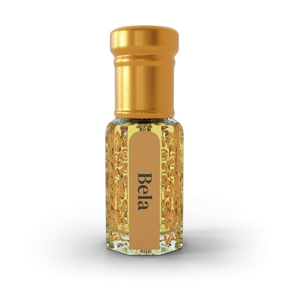 Noman Bela Attar Roll On For Men & Women 12ml, 0.4 Fl.oz. | Super Long Lasting Unisex Perfume - Alcohol Free Attar In Luxury Bottle | Perfect Gift For Birthday, Anniversary - Travel Size