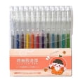 thumbnail image 1 of ZTTD Glitter Gel Pens, 12 Colors Glitter Pens for Adult Coloring Books, Journaling, Drawing, Scrapbooking and DIY Crafts, Retractable Gel Ink Pens for Art and Work, 1 of 8