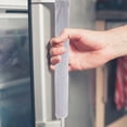thumbnail image 1 of TEHAUX 2Pcs Refrigerator Handle Protector Flannel Light Grey Protective For Homeowners, 1 of 5