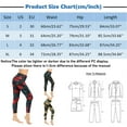 thumbnail image 3 of Ramiter Fleece Lined Leggings Womens High Waist Running Workout Yoga Leggings with Pockets S,Red, 3 of 4