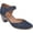 Navy, variant on Easy Spirit Cindie Women's Perforated Leather Pumps Color: Ivory Size: 10