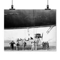 thumbnail image 2 of Print: Group Of Men Boarding An Airship, circa 1915, 2 of 4