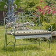 thumbnail image 2 of Nature Outdoor Stripe Printed Bench Seat Cushion 60 x 18 in Taupe, 2 of 6