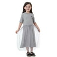 thumbnail image 4 of Kureaily Girls Elegant Long Dress For Celebration – Ethnic Style Round Neck Short Sleeve Girls’ Floor Length Dress（12M 11Y） 2-3 Years, 4 of 4
