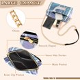 thumbnail image 3 of FORMRS Women Crossbody Purse with Chain Strap Vegan Leather Shoulder Handbag, Purple Night Deer, 3 of 7