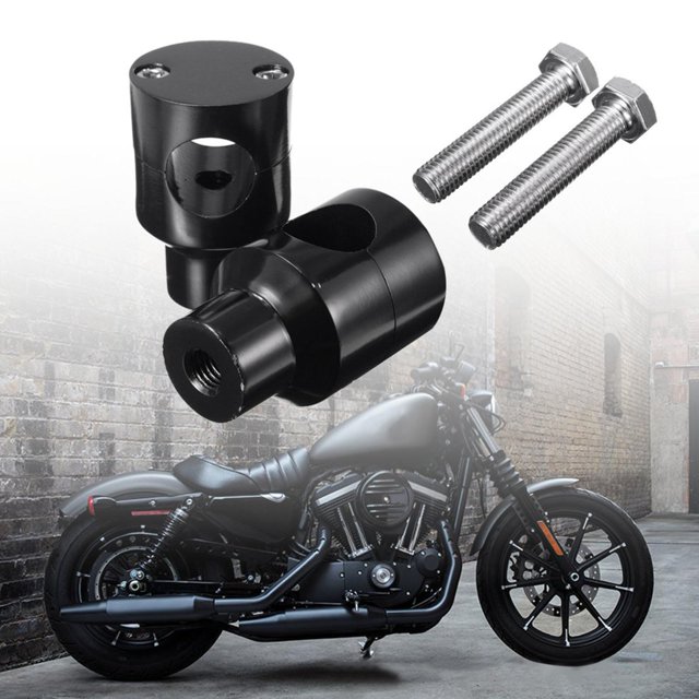 elevadores de manilr rectos, ajuste de abrazadera de montaje en , alto para Touring Grips, accesorios de 22mm Yotijar Elevadores de manillar