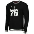 thumbnail image 2 of Men's Stadium Essentials Black Philadelphia 76ers Club Level Pullover Sweatshirt, 2 of 3