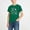 Green, variant on ITSAME Boys T-Shirts, Short Sleeve Round Neck Football Print Summer Fashion Casual Tops Navy Size 5-6