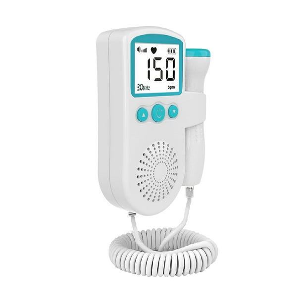 Monitor de Frecuencia Cardíaca FLhrweasw para Bebés Detector de Latidos Cardíacos Fetales Verde