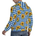 thumbnail image 3 of Hoodies for Men - Sunflowers Square Long Sleeve Comfrt Men'S Fashion Hoodies & Sweatshirts, Sweatshirts for Men Hoodies Pullover Clothing Clothes with Pouch, 3 of 7