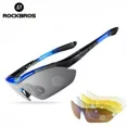 thumbnail image 4 of ROCKBROS Cycling Sunglasses Polarized Sports Bicycling Glasses UV400 Protection Outdoor 5 lenses, 4 of 12
