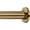 Warm Gold, variant on Gold Tension Rod for Heavy Curtains, Spring Loaded Adjustable 54 to 90 Inches, Non-Marking Rubber Tips, Shower Window Doorway Installation