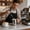 🌻 Black#297, variant on Milk Frother, Electric Handheld Rechargeable Frother with Stand, 3 Speeds, 2 Stainless Steel Whisks for Coffee, Lattes, Matcha, Egg Beating
