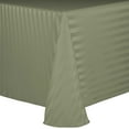 thumbnail image 1 of Ultimate Textile Satin-Stripe 60 x 102-Inch Oval Tablecloth, 1 of 3