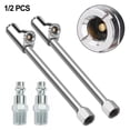 thumbnail image 2 of Chuck 2In1 Heavy Duty Tire Filler Fnpt Rv Dual Head Inflator 1/4"Compressor 2Pcs, 2 of 8