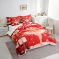 thumbnail image 3 of Manfei Merry Christmas Bedding Comforter Set 7 Pieces for Girls, Nutcracker Ballet Girl King Bedding Sets, Xmas Tree Gifts Bed Sheets, Lightweight Room Decor, 3 of 8
