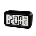 thumbnail image 2 of JingChun Upgraded Digital Alarm Clock, LED Display with Temperature Larger Lound Light Control Portable Snooze Calendar Brightness Bedside for Everyone, 2 of 4