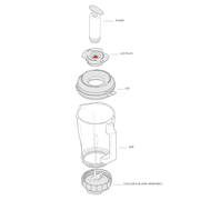 NutriMill Vacuum Blender Mixer Attachment for Bosch Universal Plus and Classic