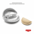 thumbnail image 4 of Walgrow Aluminium Gujiya Maker Mould, Manual Dumpling and Karanji Press Tool (11 cm, Silver), 4 of 4