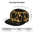 thumbnail image 4 of Hirioo Happy New Year 2025 for Baseball Cap Men Cap Flat Brim for Men Women Teens Adjustable Baseball Cap, 4 of 7