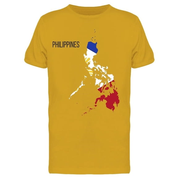 Philippines Map Tee Men's -Image by Shutterstock