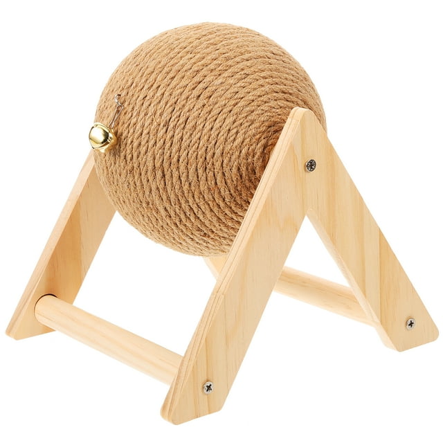 Miangastore Cat Scratcher Toy Cat Scratching Globe Toy Cat Grinding Claw Toy Rabbit Chewing Toy