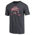 thumbnail image 2 of Men's Navy CO Rockies Vintage Collection Line Shift Tri-Blend T-Shirt, 2 of 3