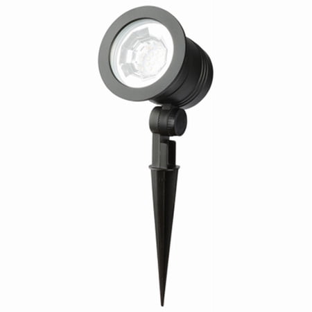 Fusion Wired Low-Voltage LED Spotlight, Outdoor Light w/ 1000 Lumens, Black