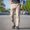 Khaki, variant on Outdoor Work Pants for Men Tactical Athletic Straight Leg Cargo Trousers for Men Fancy Solid with Pockets Full Length Pants