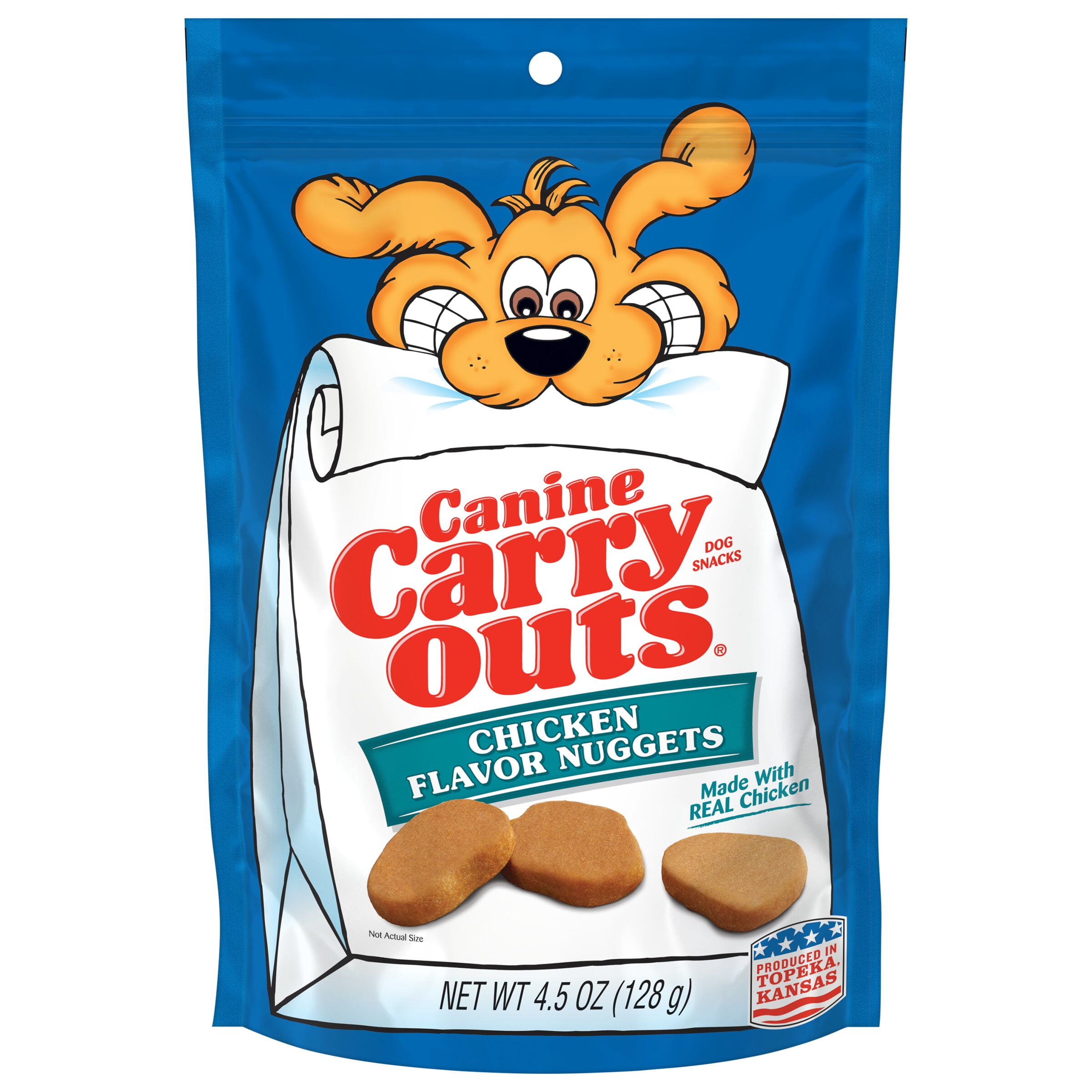 Canine Carry Outs Chicken Flavor Nuggets Dog Snacks, 4.5 oz