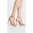 thumbnail image 5 of Schutz Joely Strappy Sandal Pumps Honey Beige Nude Open Toe Strappy Heel (8.5), 5 of 5