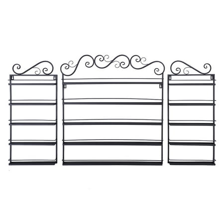 5 Layers Metal Wire Big Size Nail Polish Organizer Nail Gel Bottle Wall Rack Holder Lipstick Display Shelf