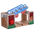 thumbnail image 1 of Ferrocarril de madera, accesorios de vía de tren de madera, puente elevador de ferrocarril, juguete, 1 of 8