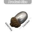 thumbnail image 3 of ERTZAE Faux Acorn Decoration,Lifelike Oak Nut Prop,Natural Cap Craft Ornament,Diy Jewelry Charm,Holiday Home Decor,Wedding Christmas Accent,Vintage Style Artificial Acorn Prop,Gold 10Pc, 3 of 9