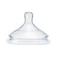 thumbnail image 3 of Boon® NURSH™ Silicone Replacement Nipple, Air-Free Feeding, Stage 2 Medium Flow, 3 Months and up (Pack of 3), 3 of 4
