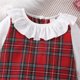 thumbnail image 2 of Gibobby Mamelucos para bebe niño Bebé recién nacido estampado niños niñas niños otoño manga larga Plaid ropa(Rojo, 6-9 Meses), 2 of 5