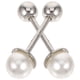 thumbnail image 1 of 1 par de pendientes de perla, pendientes de botón, pendientes de cartílago, pendientes de trago para mujer, 1 of 7
