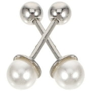 HOKARUA 1 Pair Pearl Earrings Stud Earrings Cartilage Earrings Tragus Earrings for Women