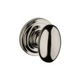 thumbnail image 1 of Baldwin HDELLTRR141 Ellipse Simple Bouton Factice avec Rose Ronde Traditionnelle&44; Nickel Poli, 1 of 1