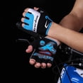 thumbnail image 3 of Sonducket Guantes de ciclismo de 2 piezas para hombre y mujer, Protector deportivo antideslizante, a prueba de golpes, antisudor, medio dedo, Ciclismo Negro SG, 3 of 6
