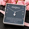 thumbnail image 3 of You Are My Pride, Daughter Gift Necklace, Birthday Gift Necklace For Daughter, Daughter appreciation Gift Necklace, Necklace From Mom, 3 of 10